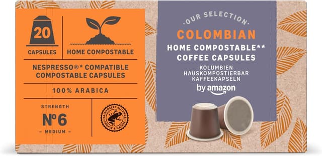 Imagen de Amazon Capsules Café Compostables Nespresso 20x en OfertitasTOP