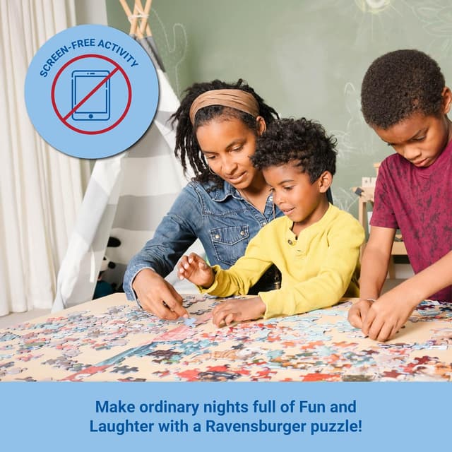 Detalle 2 de Ravensburger World Landmarks Map Jigsaw 200 pieces