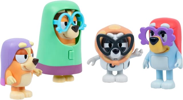 Detalle 2 de Bluey Here Come the Grannies 4-Pack Figures