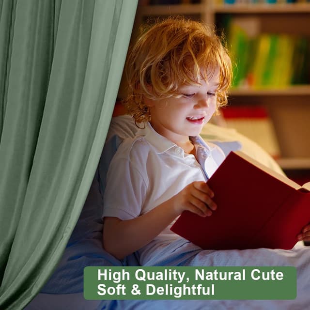 Thumbnail 4 de Vicloon Hausbett Himmel 135 x 360 cm Hellgrün