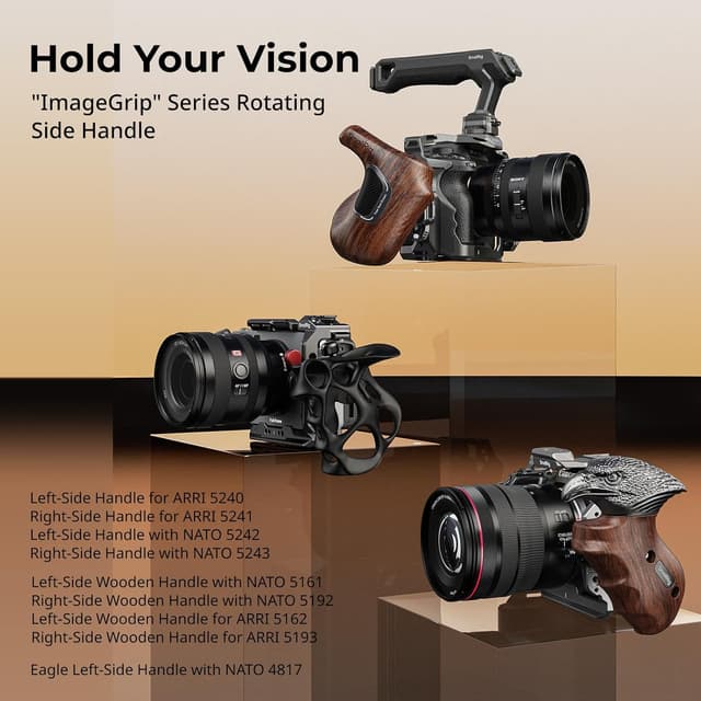 Thumbnail 5 de SmallRig 360° Right-Side ARRI Rosette Handle 5241