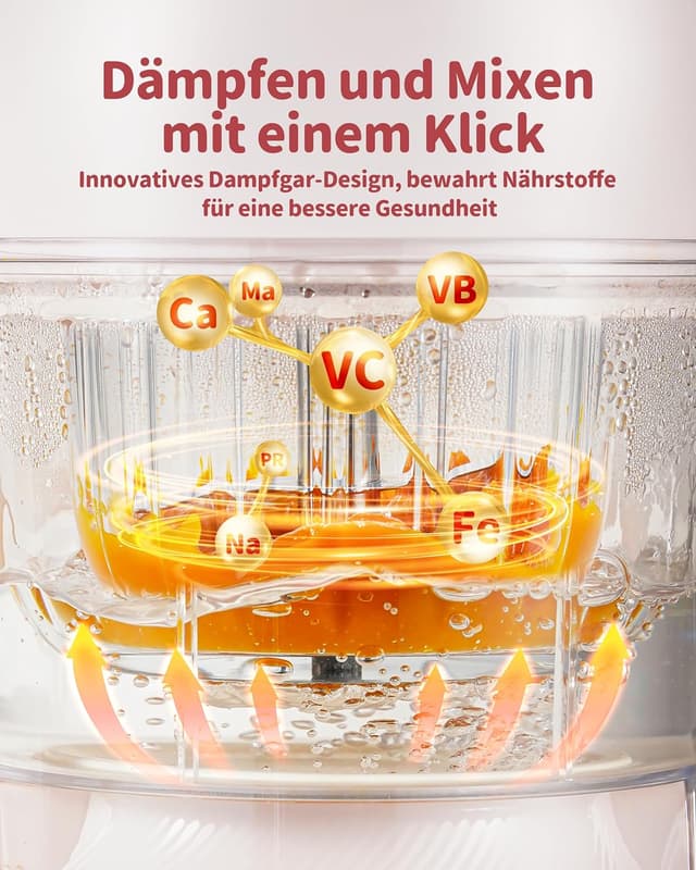 Thumbnail 1 de AMZCHEF Babynahrungszubereiter 350 ml 🍲