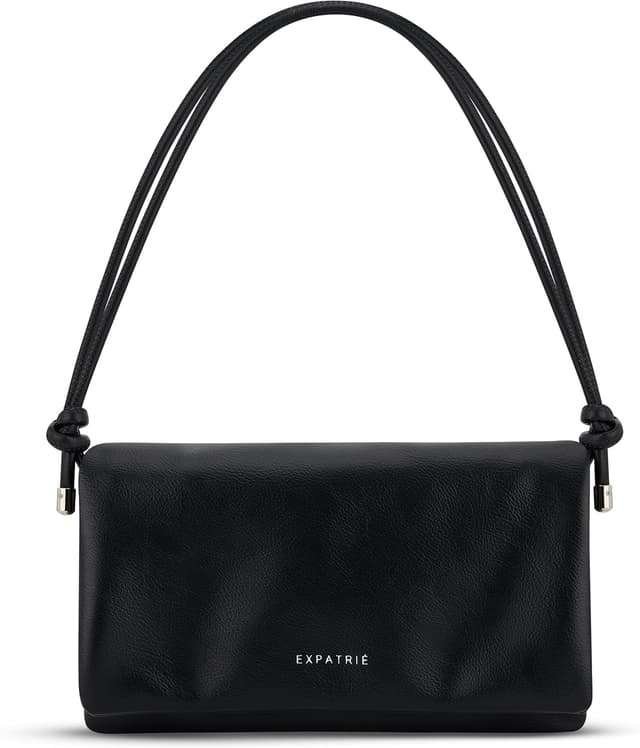 Detalle de Expatrié Juliette borsa tracolla da donna 2in1: clutch e borsello con tracolla rimovibile