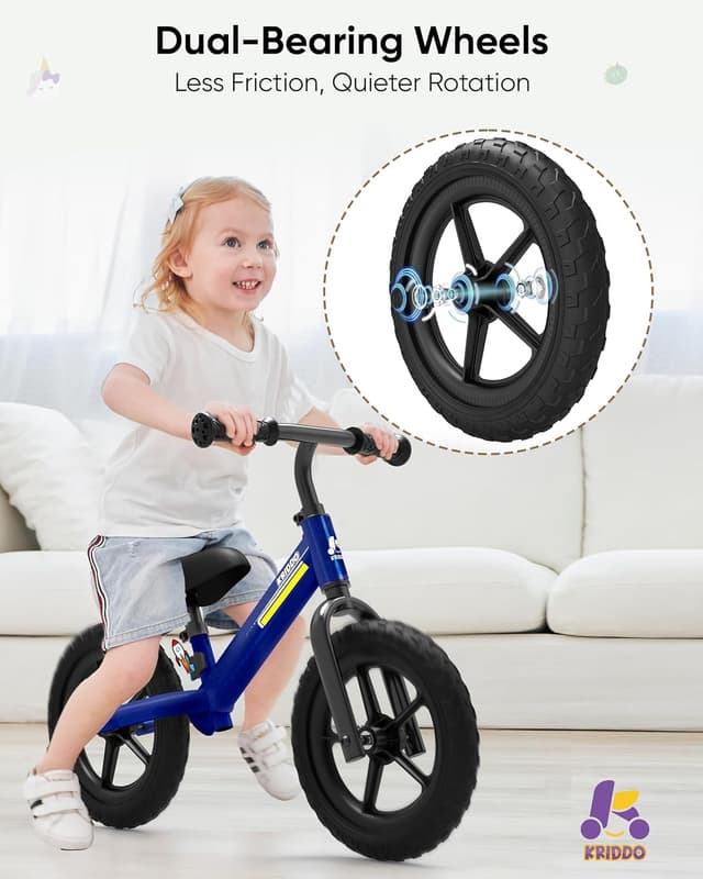 Detalle 2 de KRIDDO Toddler Balance Bike 12-inch