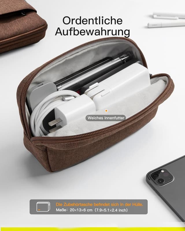 Detalle 2 de Inateck 360° Schutz Laptoptasche für 14 Zoll MacBook (2021–2026)