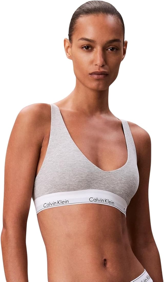 Thumbnail 6 de Calvin Klein Donna Bralette Unlined Triangle con spalline regolabili: comoda e senza imbottitura