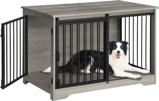 Imagen de Hzuaneri Hundekäfig Möbel 100 cm en OfertitasTOP