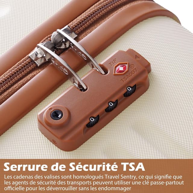 Thumbnail 3 de COOLIFE Valise 3 Pièces Grand Modèle TSA