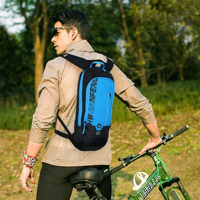 Detalle 2 de WINDCHASER Kleiner Fahrradrucksack mit Trinksystem – wasserdicht, ultraleicht, für Bike, Lauf- und Outdoor-Einsätze