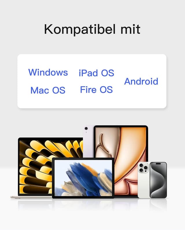 Thumbnail 6 de Inateck KB01003 Kabellose Bluetooth-Tastatur