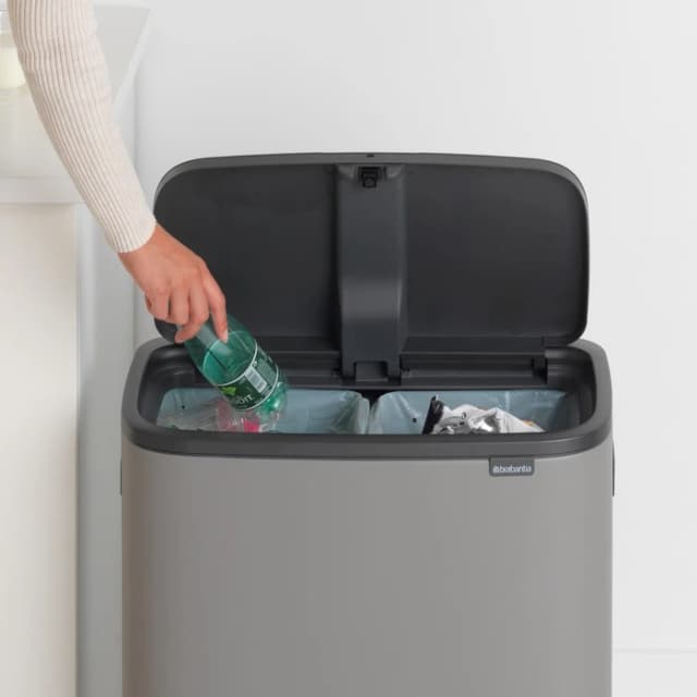 Thumbnail 21 de Brabantia Bo Touch Bin 2 x 30 Liter Mineralbeton-Grau