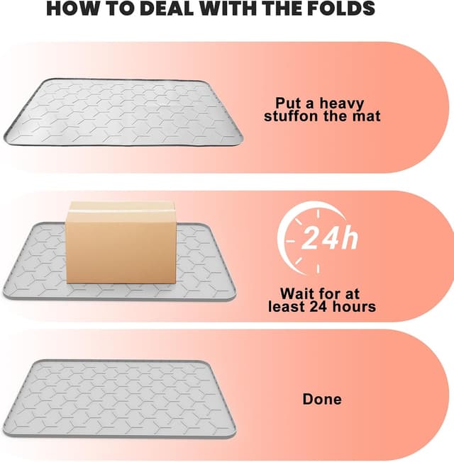 Detalle 2 de Katzenstreu Matte XXL 88 × 56 cm Grau