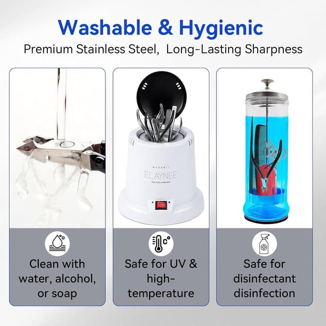 Detalle de Makartt pince à cuticules de précision : coupe-cuticules à mâchoires complètes