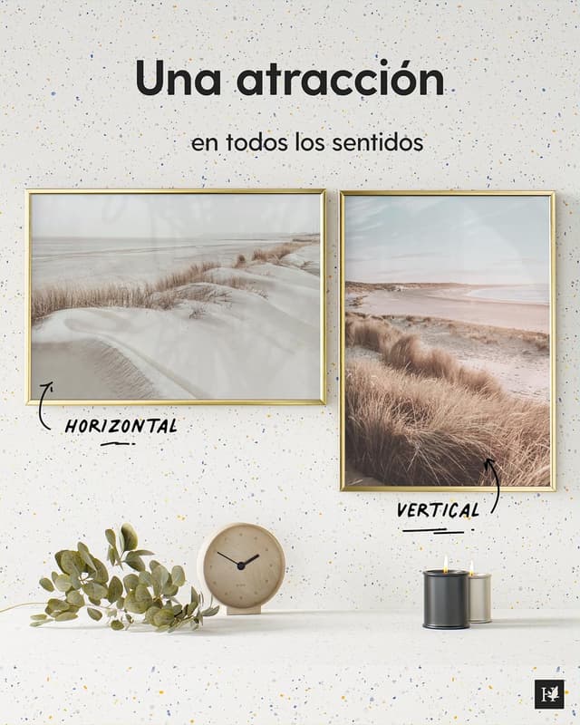 Thumbnail 4 de Heimlich® Marco de Fotos 40x60 cm Dorado 🖼