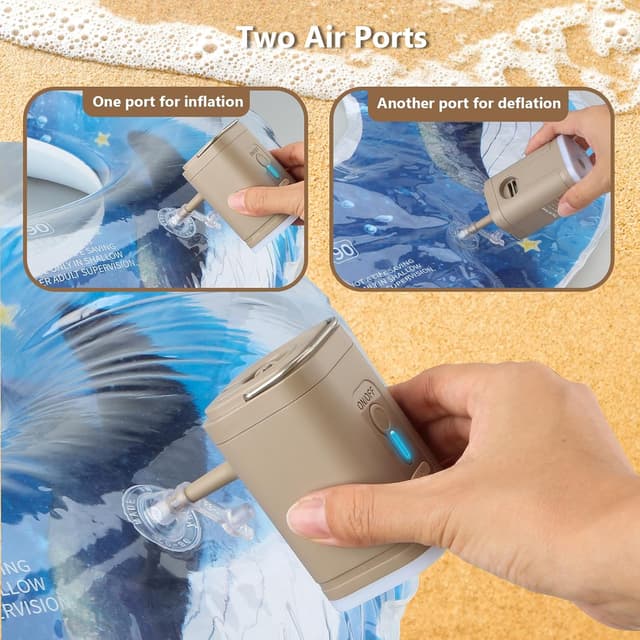 Thumbnail 6 de ytorgr Air Pump Portable rechargeable pump for inflatables ⚓