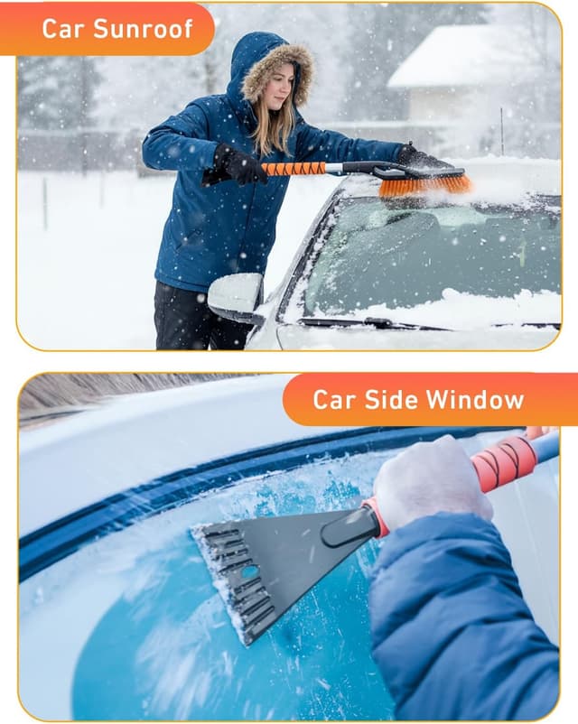 Thumbnail 1 de EcoNour 27-inch aluminum ice scraper for windshield