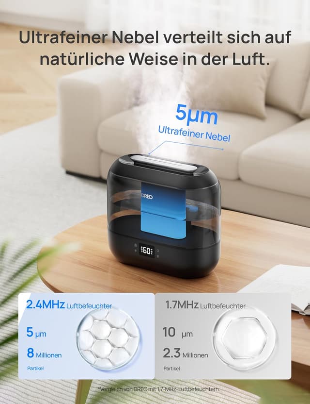 Thumbnail 4 de Dreo Smart Luftbefeuchter 4L für Schlafzimmer