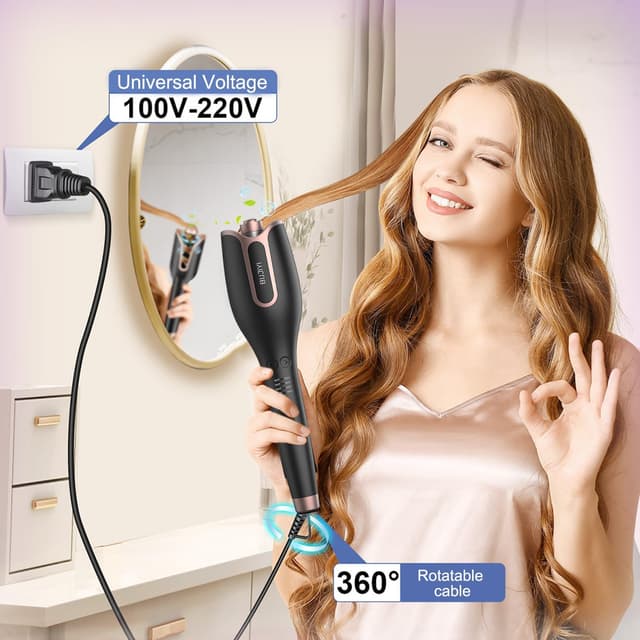 Thumbnail 6 de BUJIYI curling wand, 4 heat settings