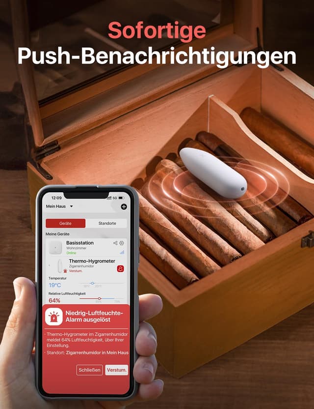 Thumbnail 4 de X-Sense SBS50 WLAN Hygrometer mit 3 Sensoren đĄ