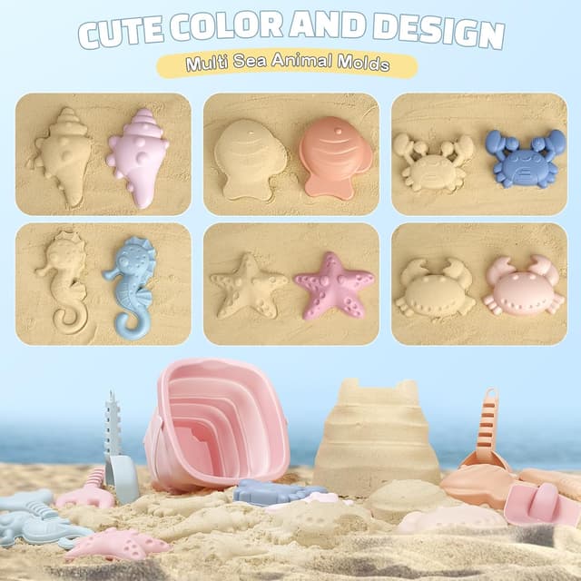 Detalle 2 de Dreamon Dreamon Beach Sand Toys 18PCS