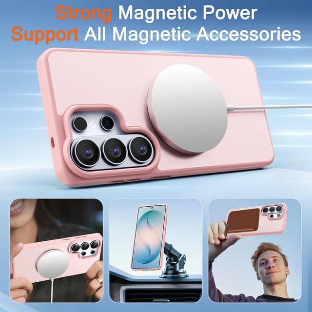 Detalle de Czyoa coque magnétique TPU avec verre trempé pour Samsung Galaxy S26 Ultra 5G (2 pièces) + protections caméras