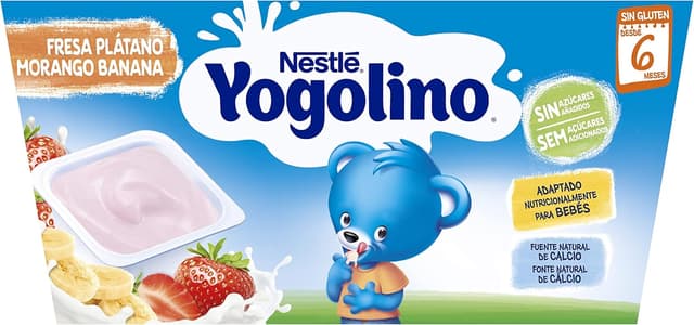 Thumbnail 4 de Nestlé Yogolino Fresa Plátano 🥄 Pack 6 (4x100g) a partir de 8 meses