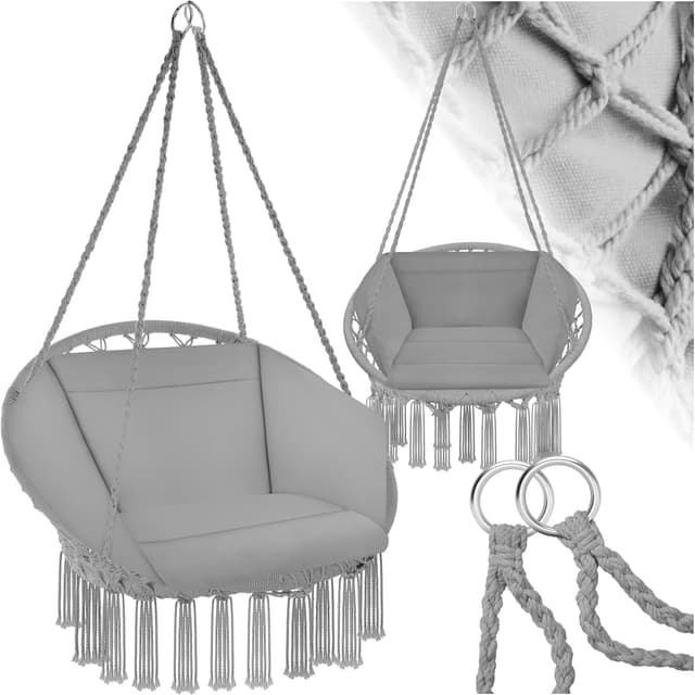 Imagen de tectake Columpio Jardín Exterior Silla Colgante en OfertitasTOP