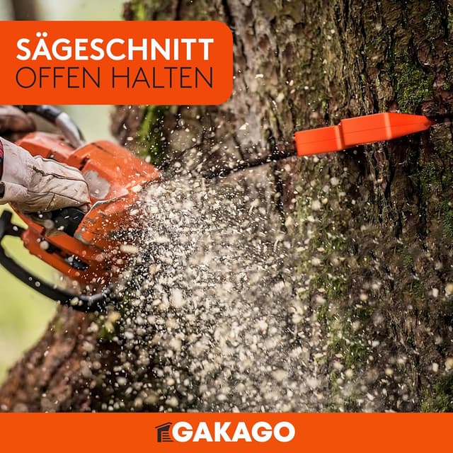 Detalle 1 de Gakago Fällkeil Set 5er Pack für sichere Spaltung
