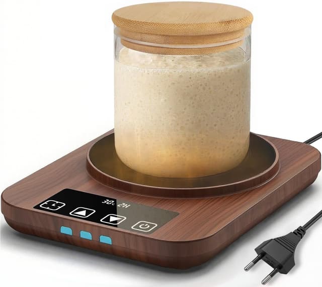 Detalle de Aukimo Sauerteigstarterwärmer 21–38℃ Thermostat 🍞