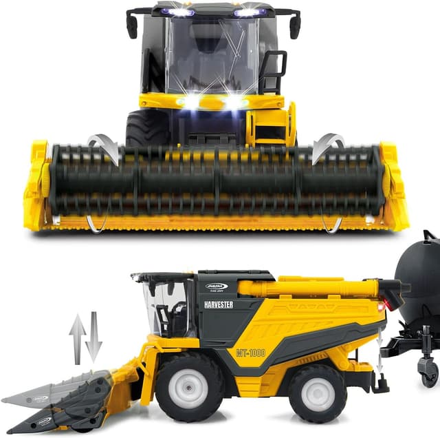 Detalle de JAMARA Mähdrescher MT-1000 1:24S (2,4 GHz) mit Weizen/Mais-Funktionen, Smoke & LED