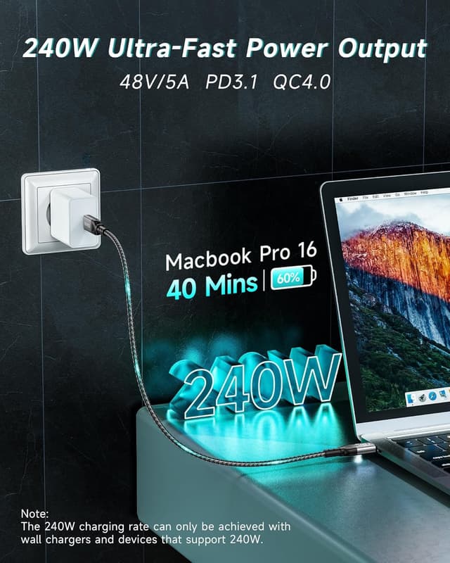 Thumbnail 3 de RAVIAD USB4 Kabel Thunderbolt 4 30 cm