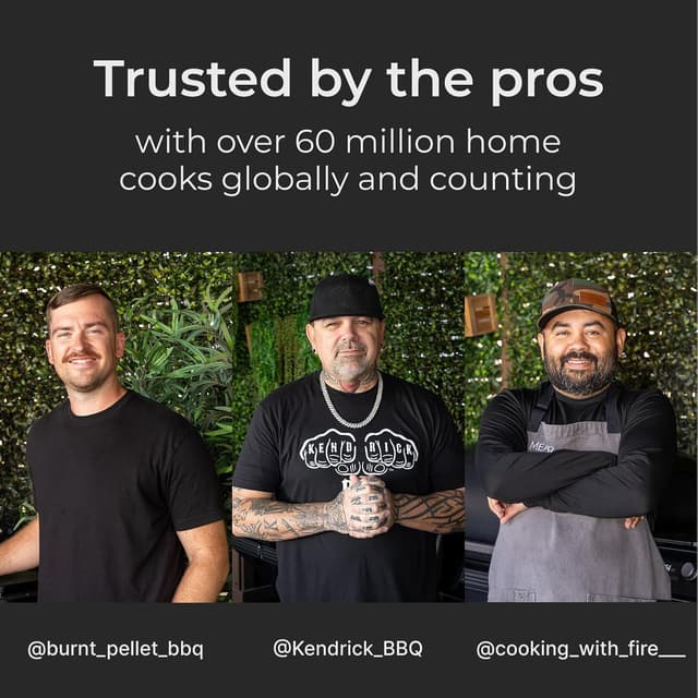 Thumbnail 6 de MEATER Pro Smart Bluetooth Wireless Meat Thermometer (Long-Range) for BBQ, Oven, Smoker, and Air Fryer