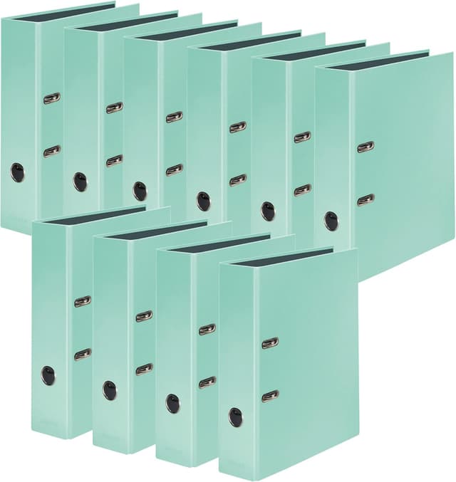 Imagen de FALKEN PastellColor-Ordner 10er Pack Minz-Grün en OfertitasTOP