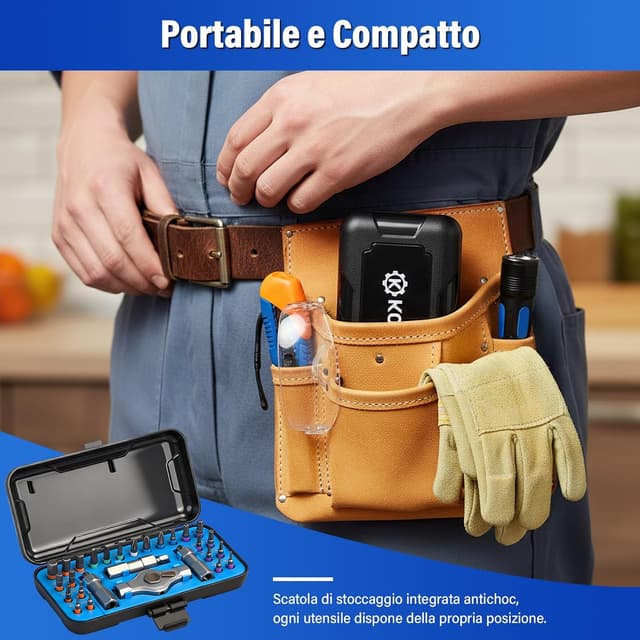 Thumbnail 6 de Koeutoze cacciavite a cricchetto 24 in 1