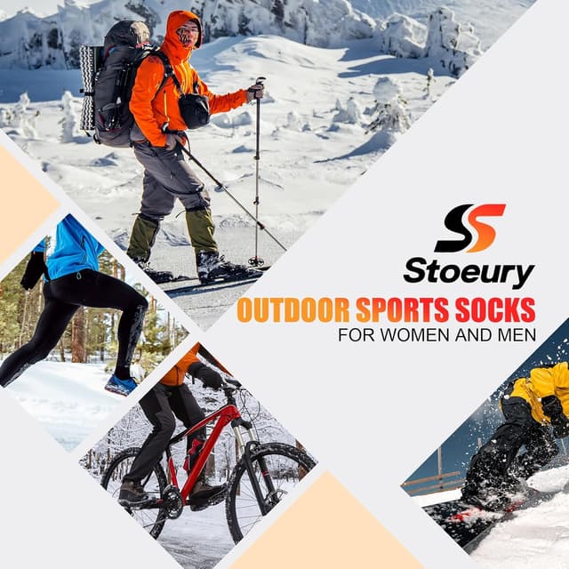 Thumbnail 6 de Stoeury Merino Wool Hiking Socks 3 Pairs