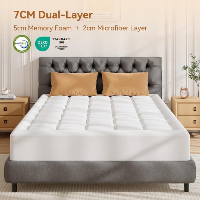Thumbnail 5 de ABENE King Memory Foam Topper 150x200 cm