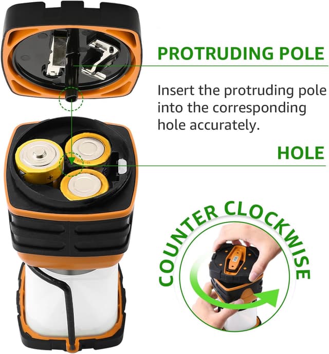 Thumbnail 6 de Lepro Lampe Camping LED 1000 lm : lanterne étanche réglable pour camping, bivouac et pêche