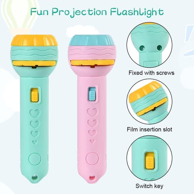 Thumbnail 2 de URAQT Projektionsspielzeug 80 Motive