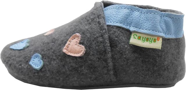 Detalle de SAYOYO Lauflernschuhe 100% Schurwolle 12 cm