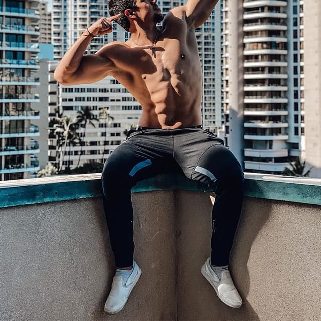 Detalle 2 de BROKIG Jogginghose Herren Baumwolle