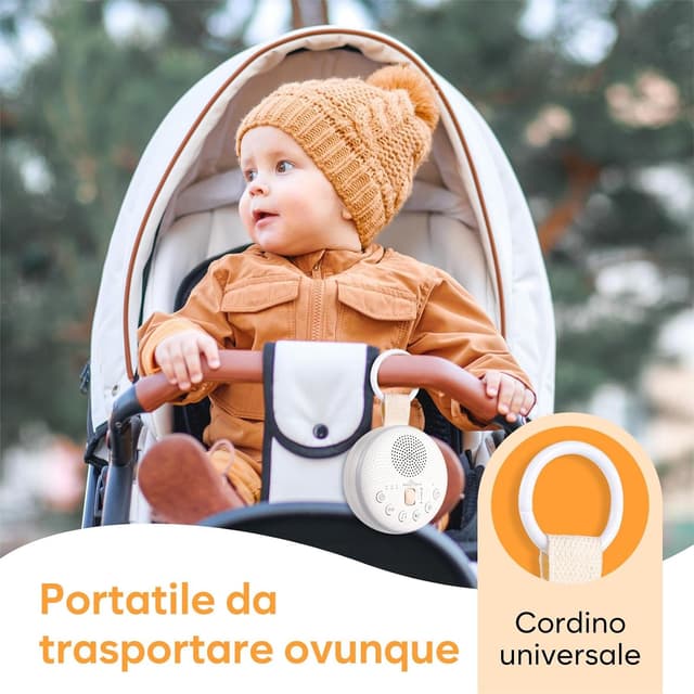 Thumbnail 5 de Aggiornato Rumori Bianchi per Neonato Portatile Easy@Home 34 Suoni