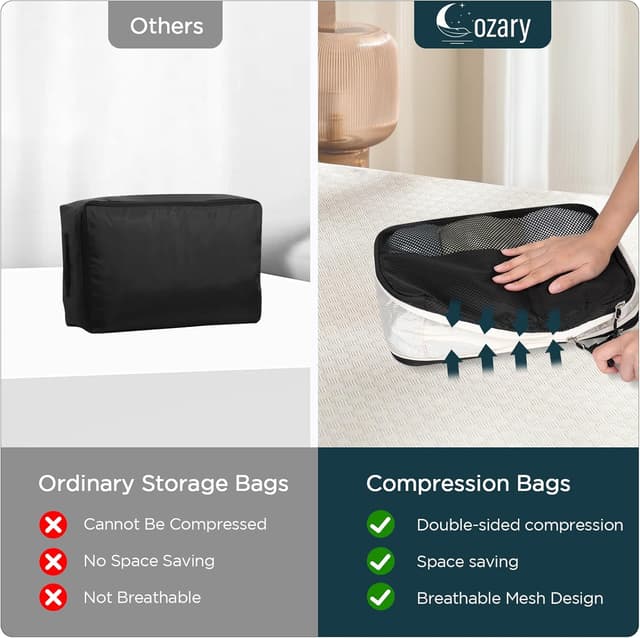 Thumbnail 2 de Cozary Sacs Compression Double Sided 4 Set