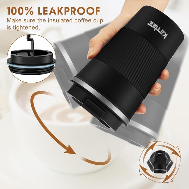 Thumbnail 2 de KETIEE Thermobecher 380 ml Edelstahl