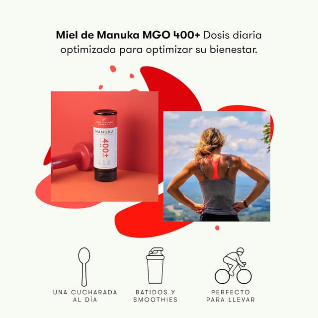 Thumbnail 7 de New Zealand Honey Co. Miel de Manuka MGO 400+ 🍯 500g