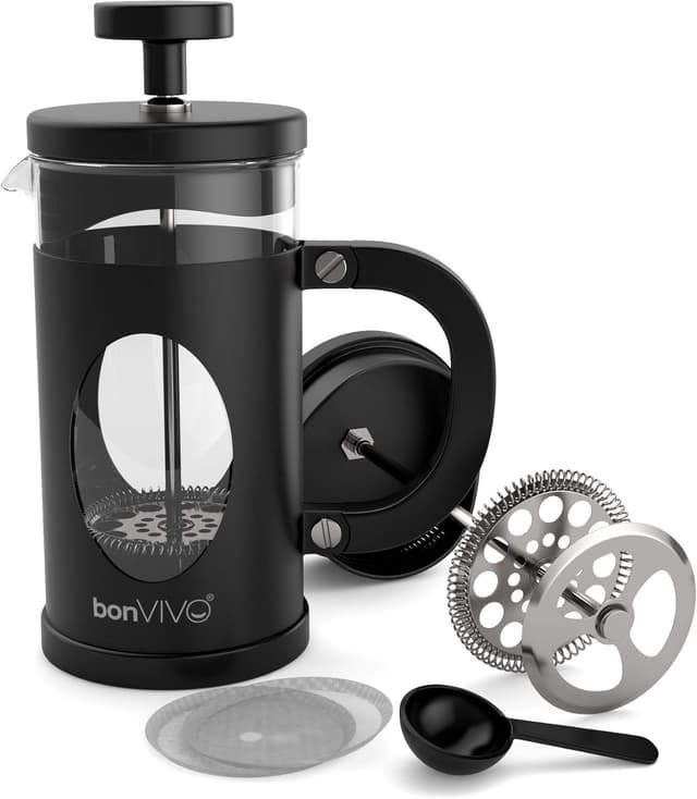 Detalle de bonVIVO French Press 350 ml für 1–2 Tassen