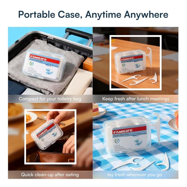 Thumbnail 4 de FAMILIFE Floss Picks 240 Count