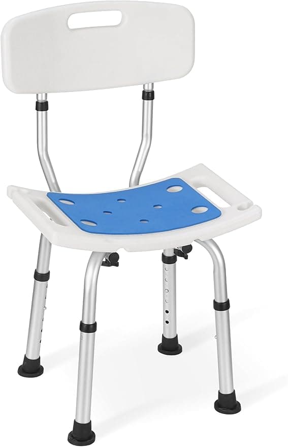 Imagen de Careboda Silla de ducha ajustable antideslizante de aluminio en OfertitasTOP