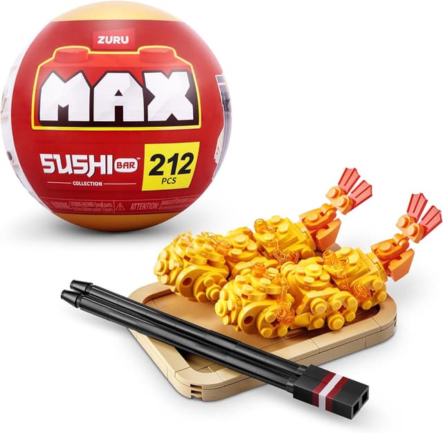 Detalle de MAX Premium Sushi Bar Collection (Tempura) von ZURU – Klemmbausteine für Sushi-Fans und Sammler