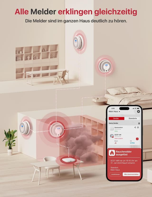 Thumbnail 2 de X-Sense SC07-MR Rauch- und Kohlenmonoxid-Melder