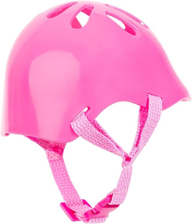 Detalle de Puppenfahrradhelm Bayer Design 79603AA in Rosa für Puppenkopf 28,5–31 cm